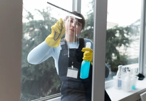 Nettoyage de vitres intérieures et extérieures à Drucat